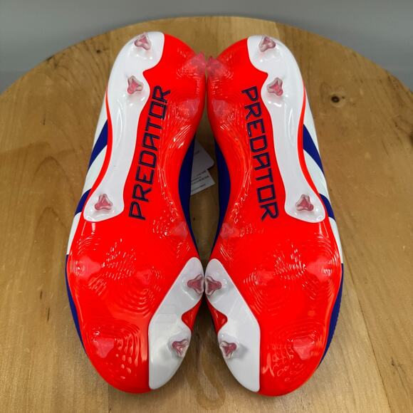 Mens 6 / Womens 7 - Adidas Predator Elite‎ LL FG Soccer Cleats Blue Laceless NEW main image 8